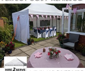 3m x 6m mini marquee - up to 75 people